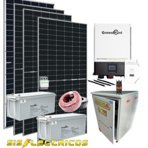 Sistema solar Hibrido 3KW