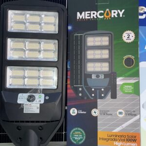 Lampara solar 100w Mercury alta potencia