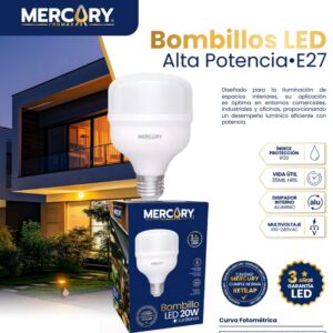 Bombillo led - Mercury 20w