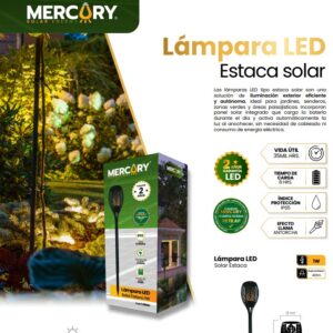 Lampara solar estaca - 4w