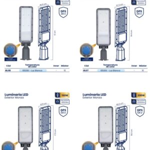 Luminaria Led Alumbrado publico 50w + Fotocelda