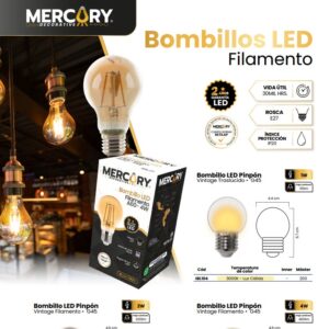 Bombillo led filamento 4w