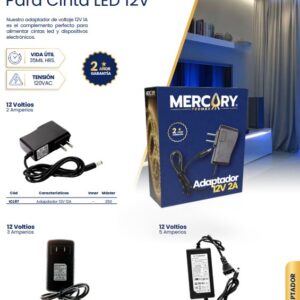 Adaptador 12VDC 2AH
